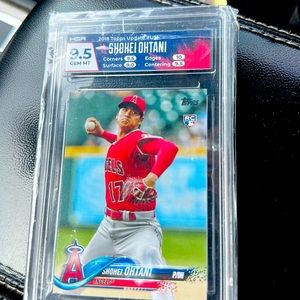 Shohei Ohtani 2018 Topps rookie card HGA 9.5 Gem Mint